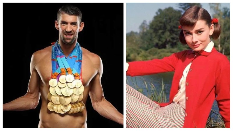 Audrey Hepburn and Michael Phelps: Is There a Connection? Lives, Careers, and Legacy