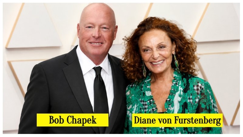 Bob Chapek and Diane von Furstenberg