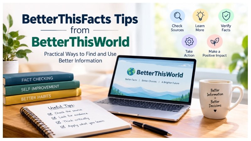 BetterThisFacts Tips from BetterThisWorld: Practical Ways to Find and Use Better Information